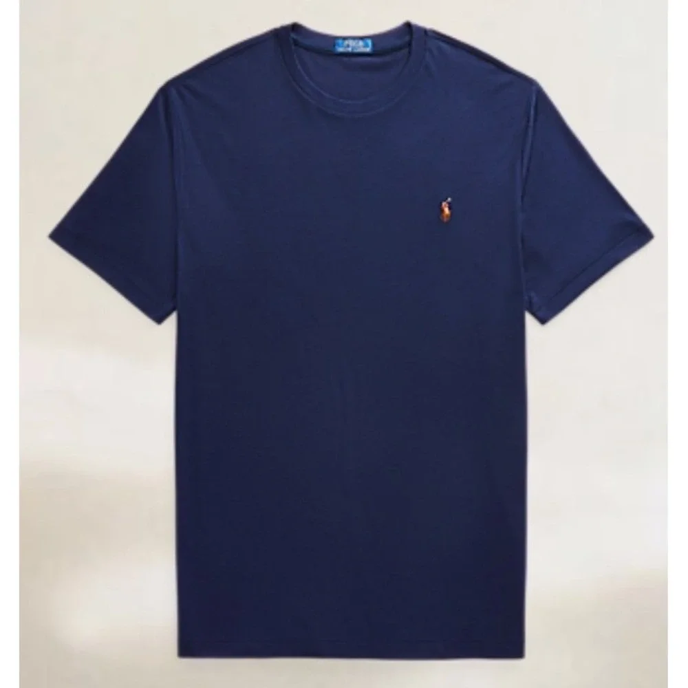 Polo Ralph Lauren Men's Navy Blue Crew Neck Pony T-Shirt Men's Size 5XB NWT